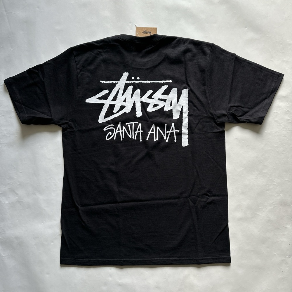 Stussy Santa Ana chapter archive store tee Black